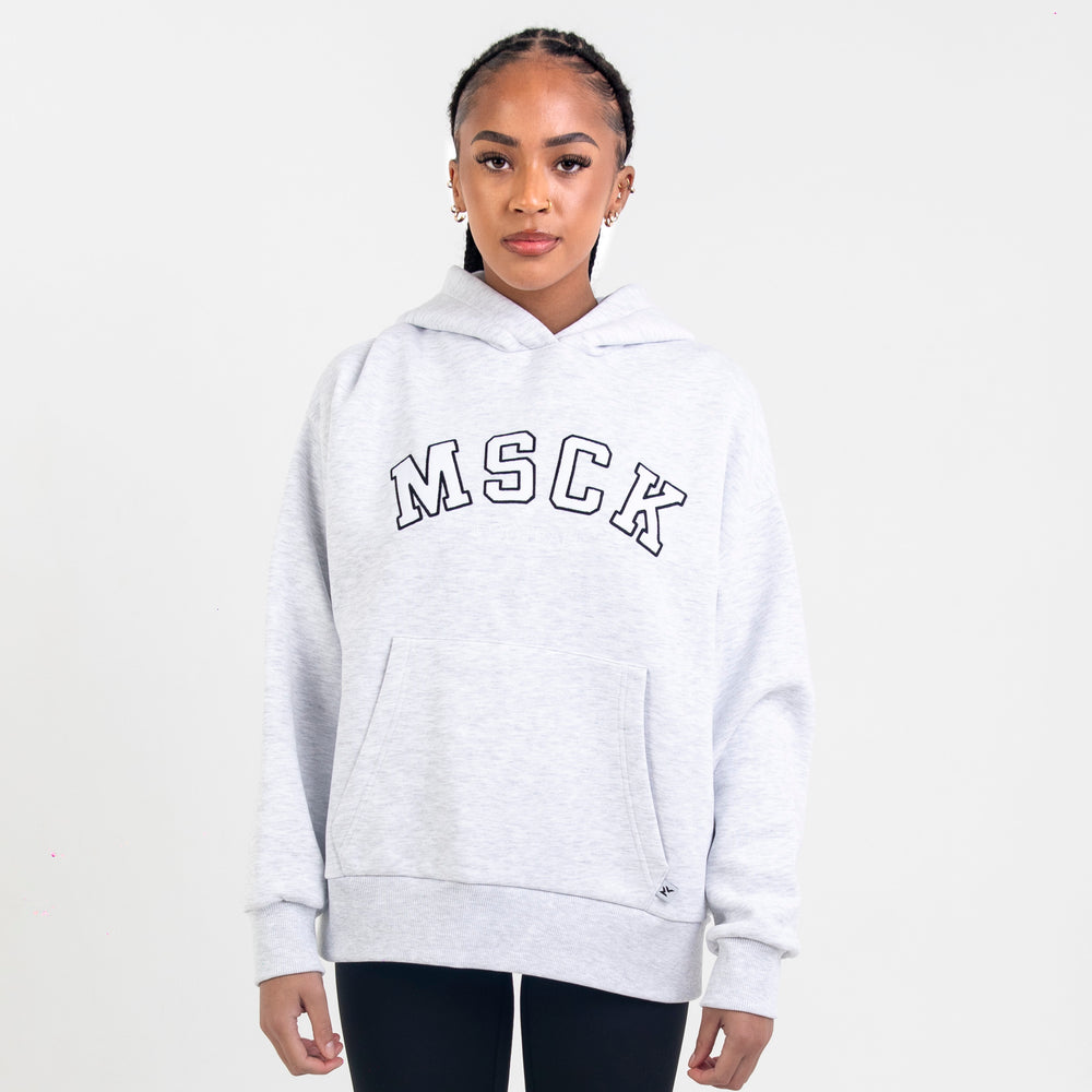 Nikita Hoodie-Light Grey Marl