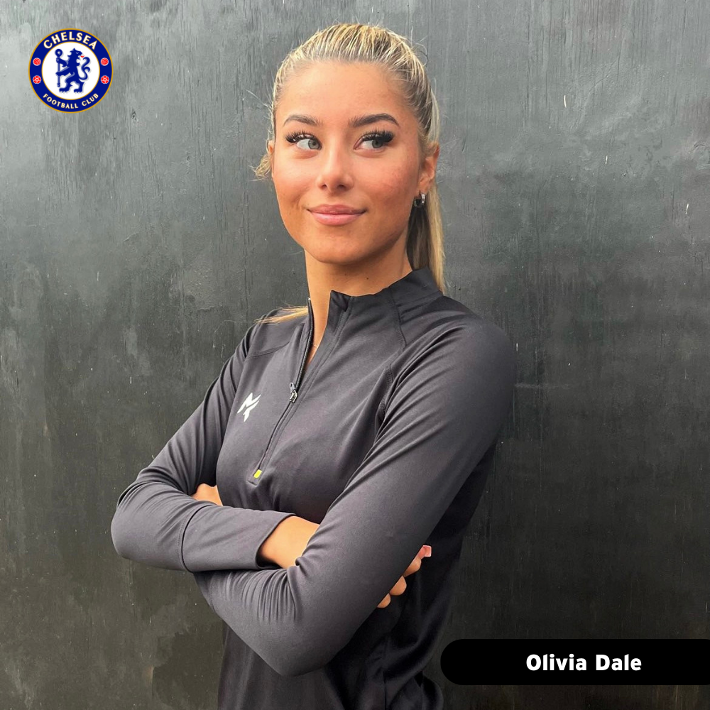 olivia dale chelsea fc player miss kick