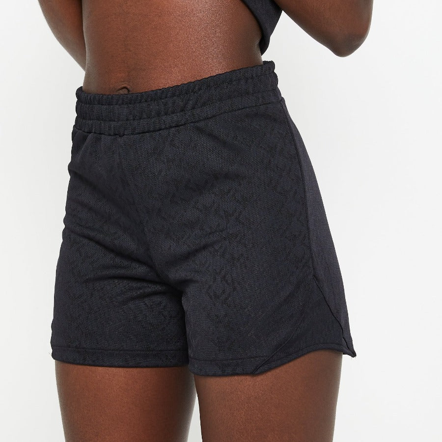 Women's Fleece Shorts Black – MISS KICK