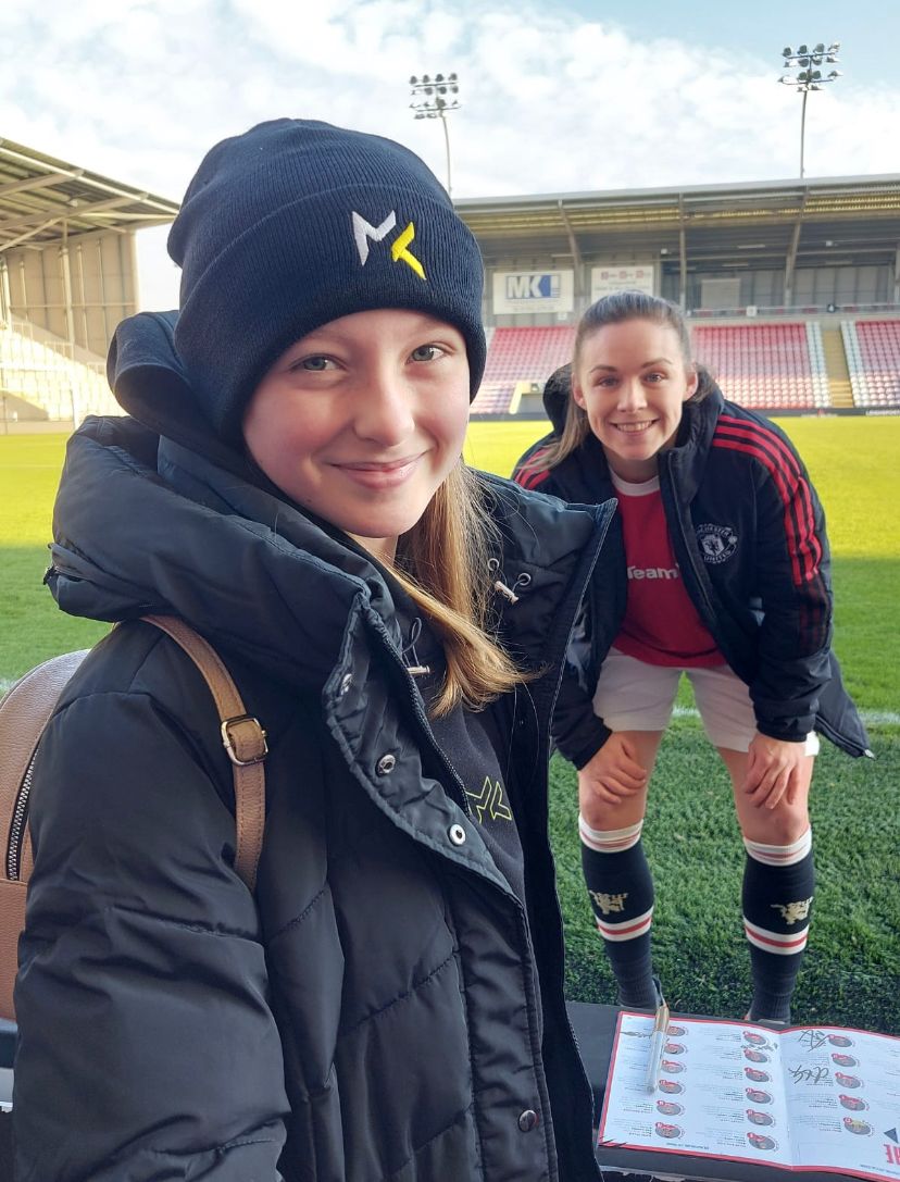 Kirsty Hanson Lives Her Manchester United Childhood Dream Through Determination and Can-Do Attitude - MISS KICK