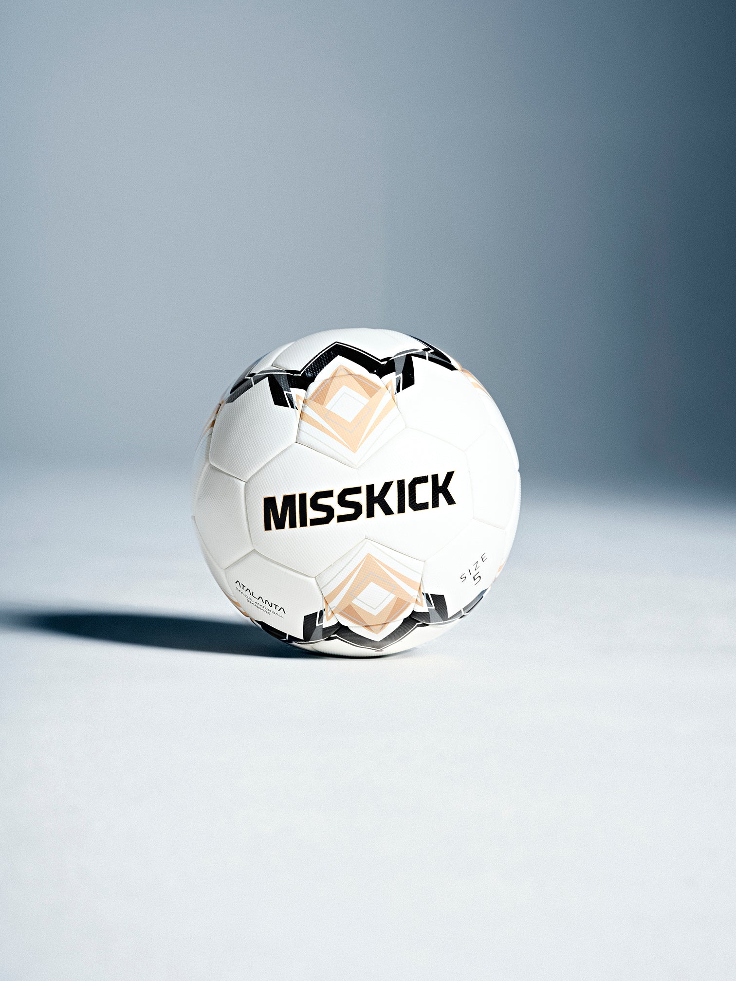 Atalanta Match Ball - White/Gold