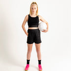 Annie Jnr Racer Top-Black
