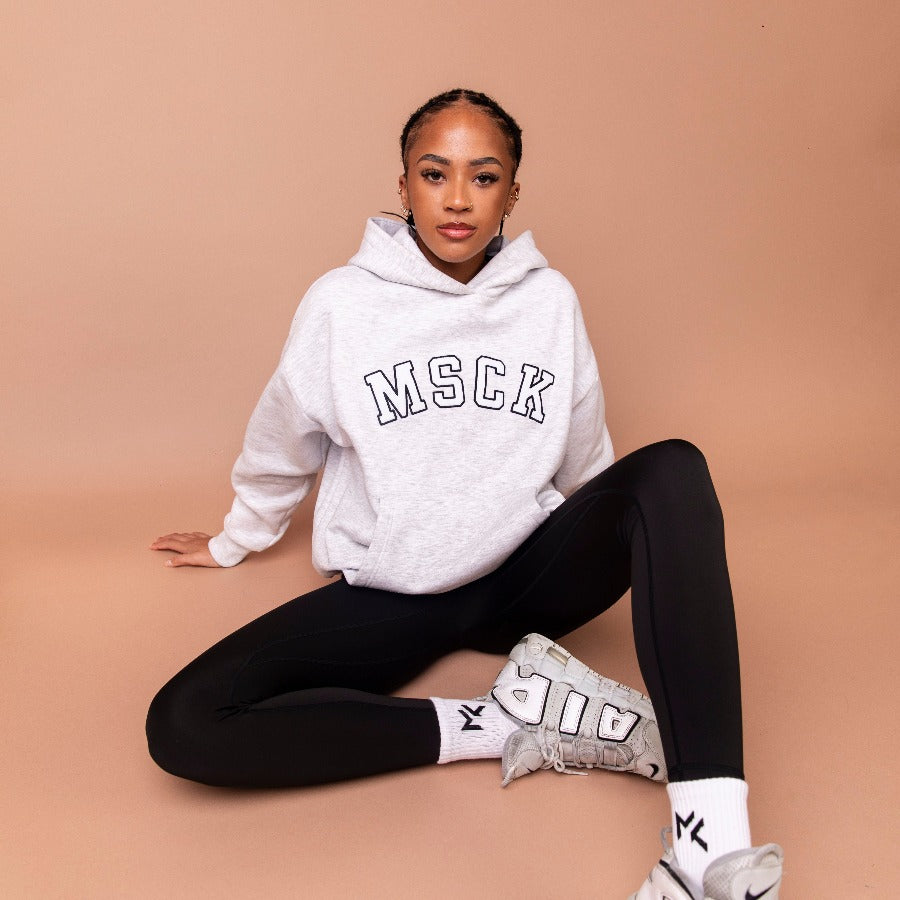 Nikita Hoodie-Light Grey Marl