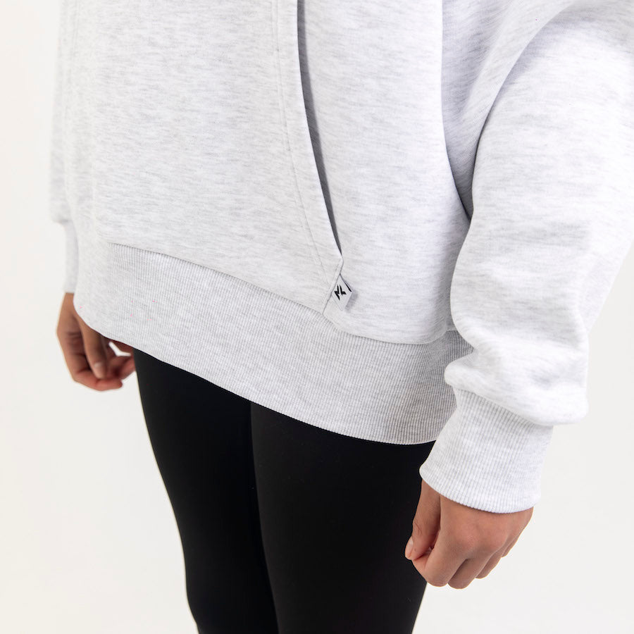 Nikita Hoodie-Light Grey Marl
