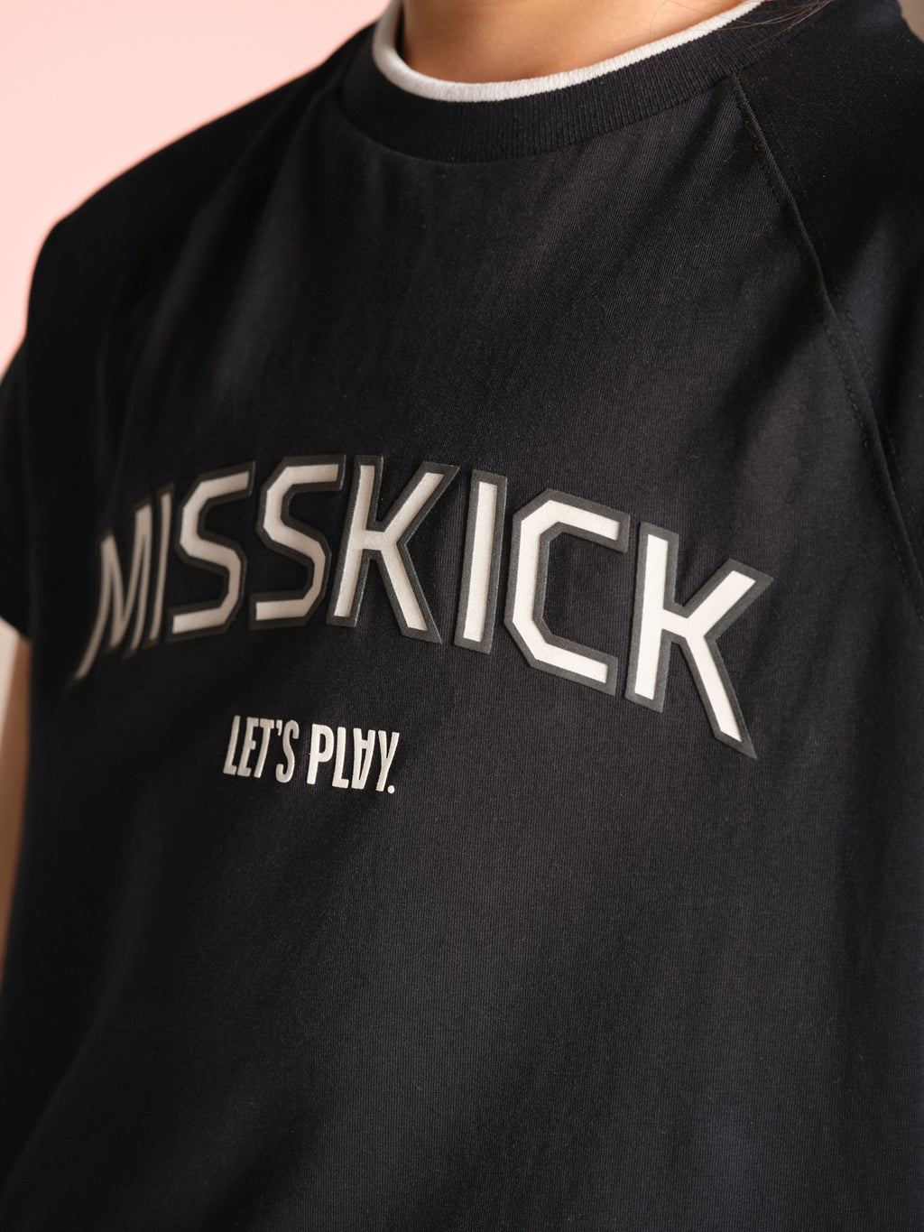 Courtney T-Shirt - Black/Off White