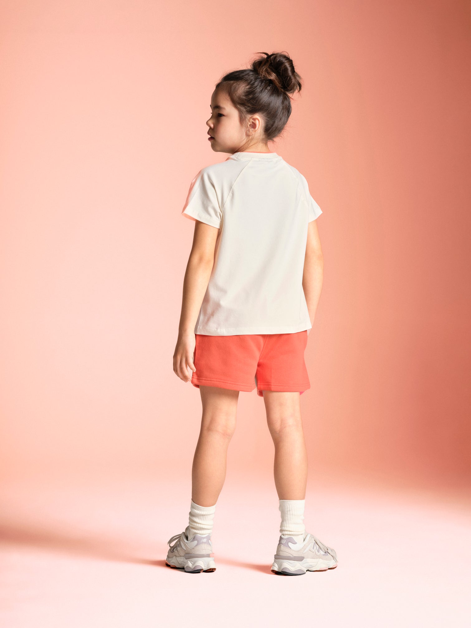 Courtney T-Shirt - Off White/Coral
