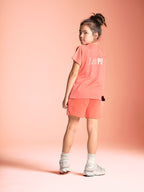 Isobelle T-Shirt - Coral/Off White