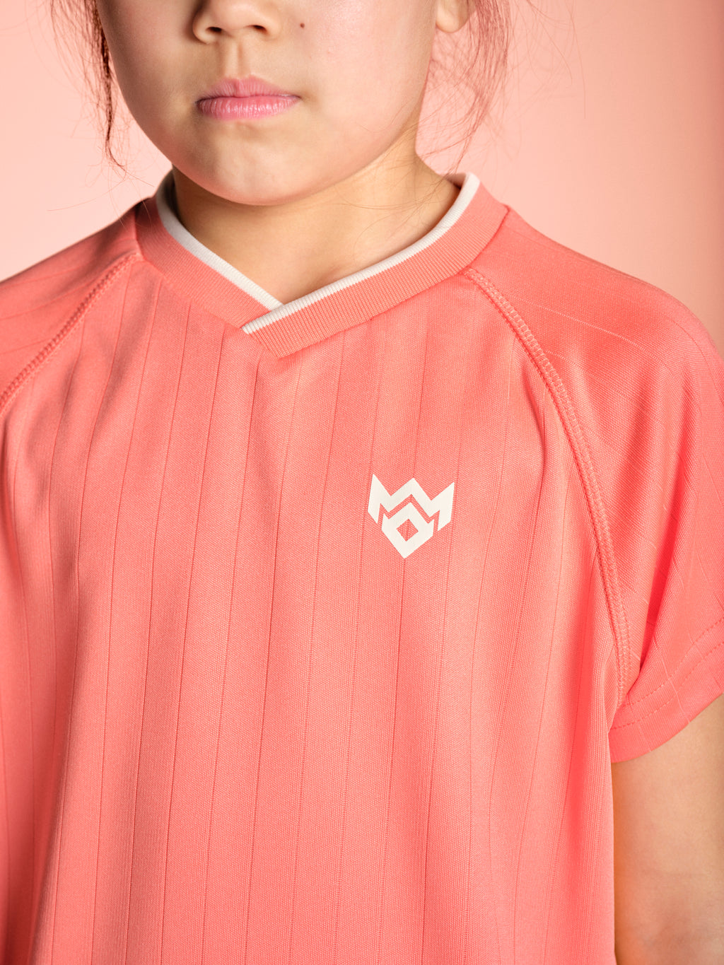 Isobelle T-Shirt - Coral/Off White
