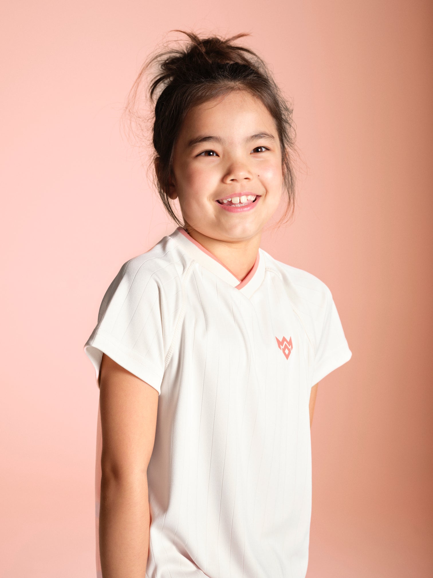Isobelle T-Shirt - Off White/Coral
