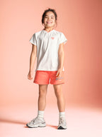 Isobelle T-Shirt - Off White/Coral