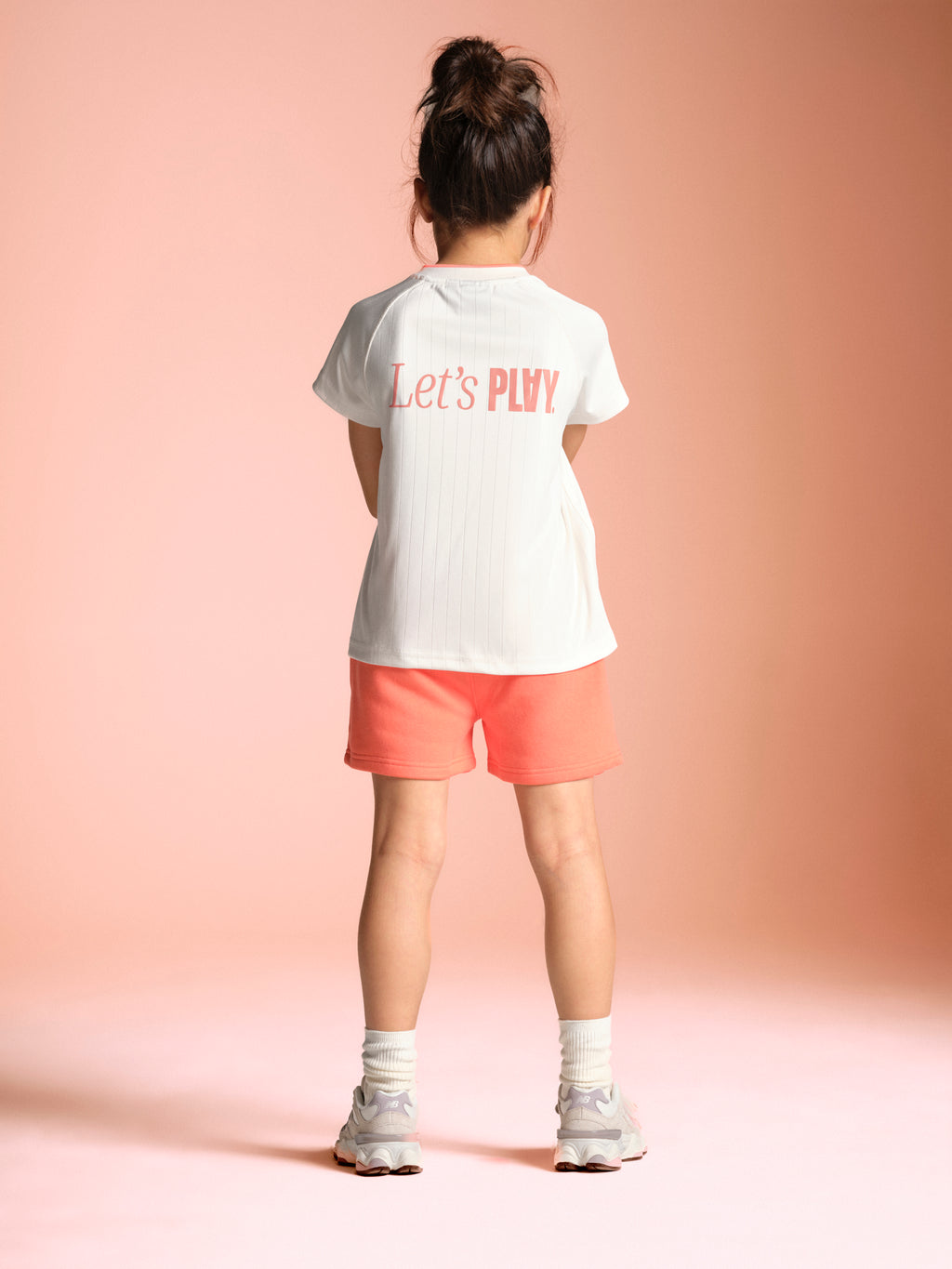 Isobelle T-Shirt - Off White/Coral