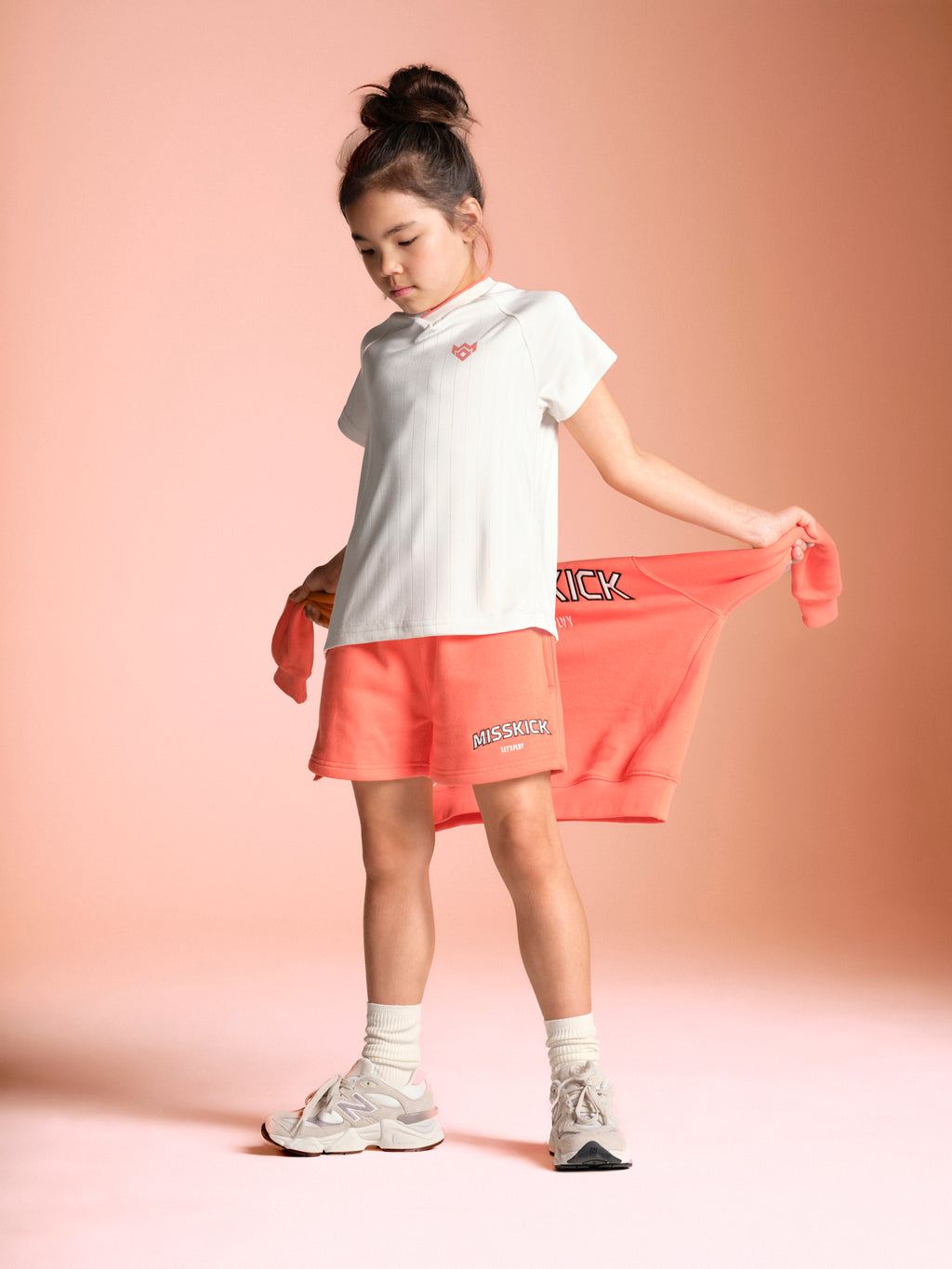 Isobelle T-Shirt - Off White/Coral