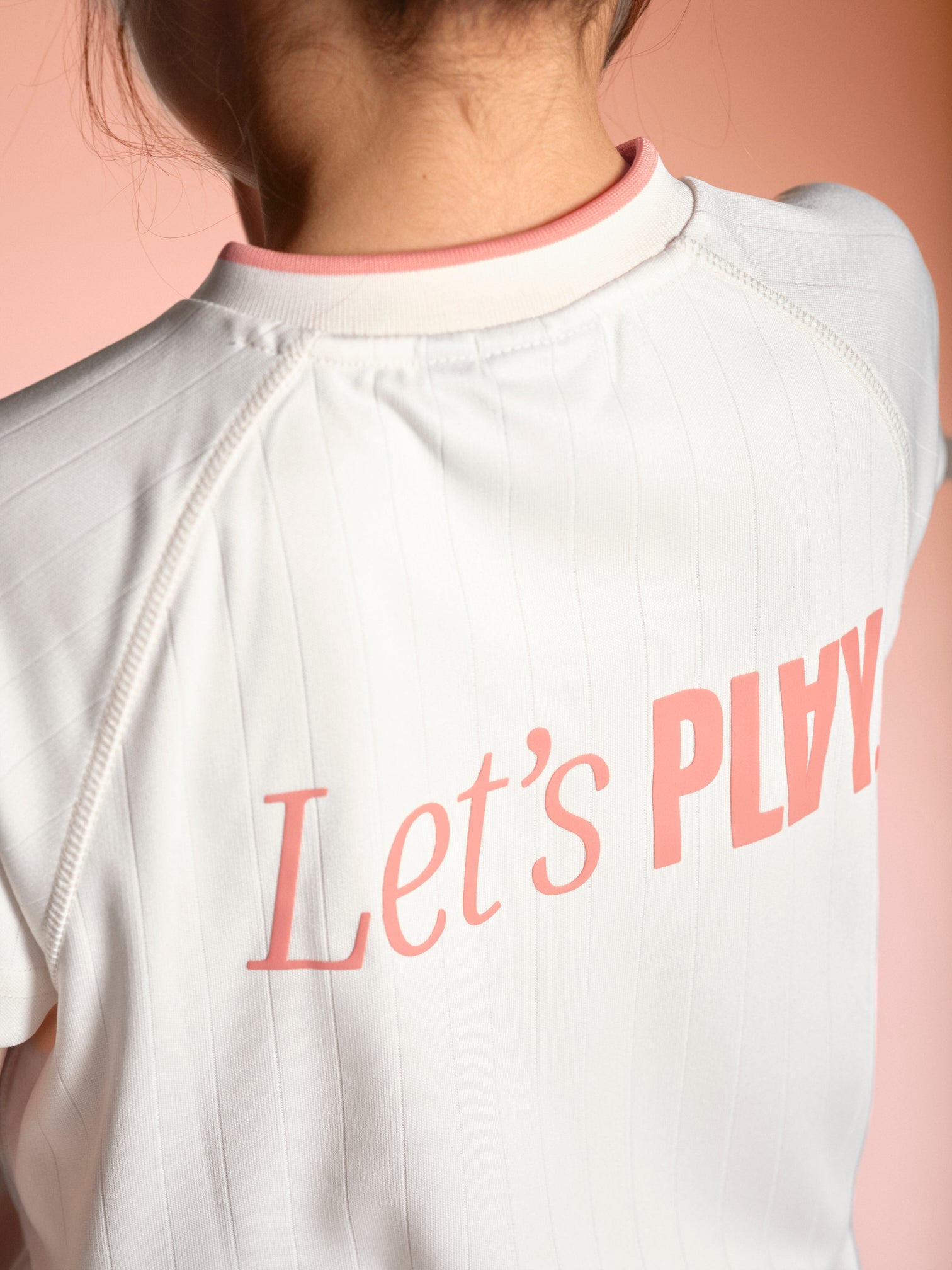 Isobelle T-Shirt - Off White/Coral