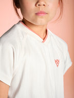 Isobelle T-Shirt - Off White/Coral