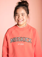 Lily Sweatshirt - Coral/Off White