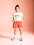 MissKick Willow Shorts Coral Front