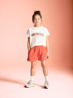 MissKick Willow Shorts Coral Front