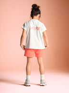 Misskick Willow Shorts Coral Back