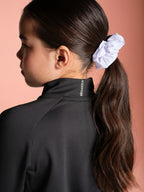 Poppy 1/4 zip girls training top black on pitch misskick wordmark logo