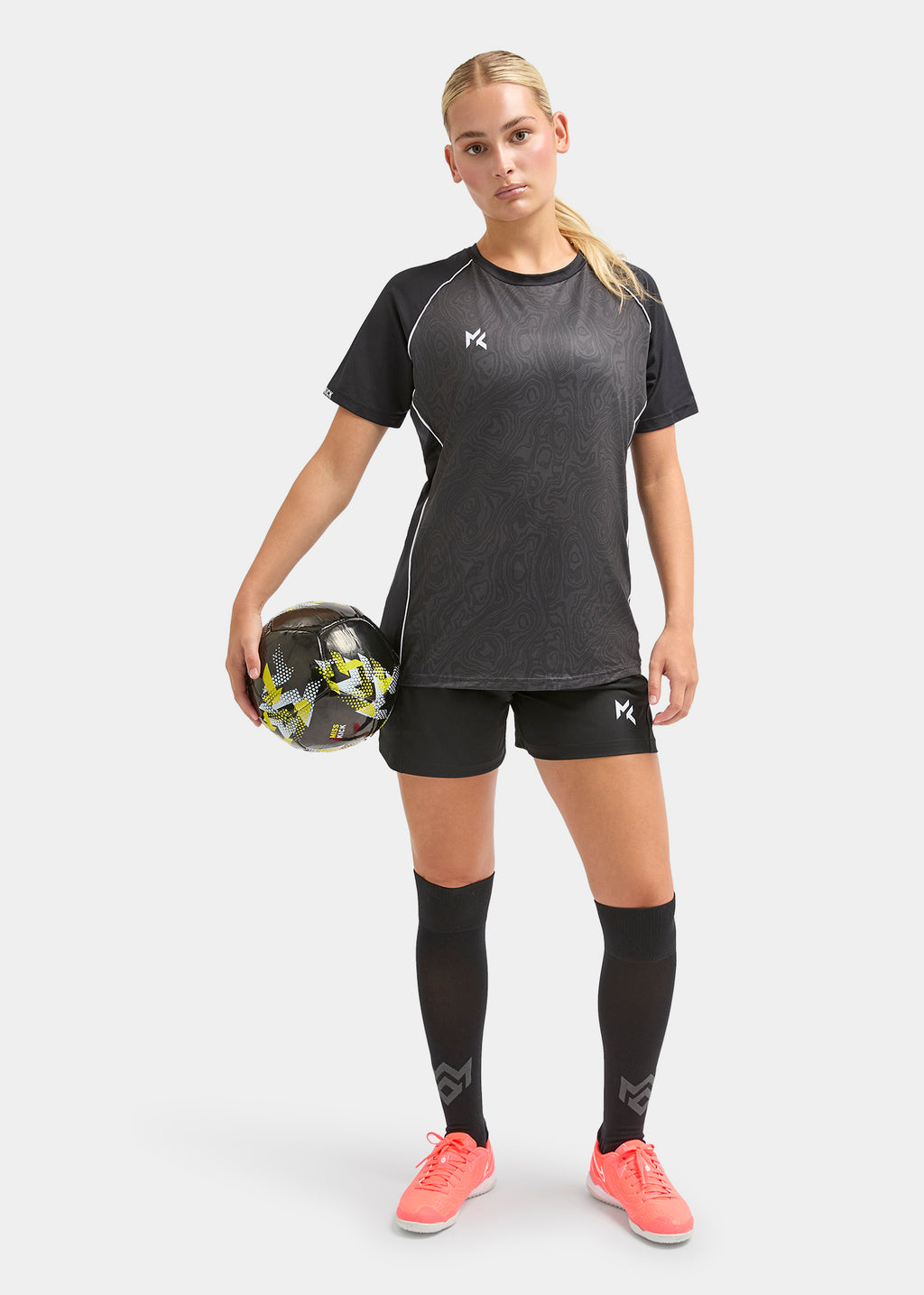Laurel T-Shirt And Short Set Black