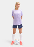 Laurel T-Shirt And Short Set Lavender/Navy