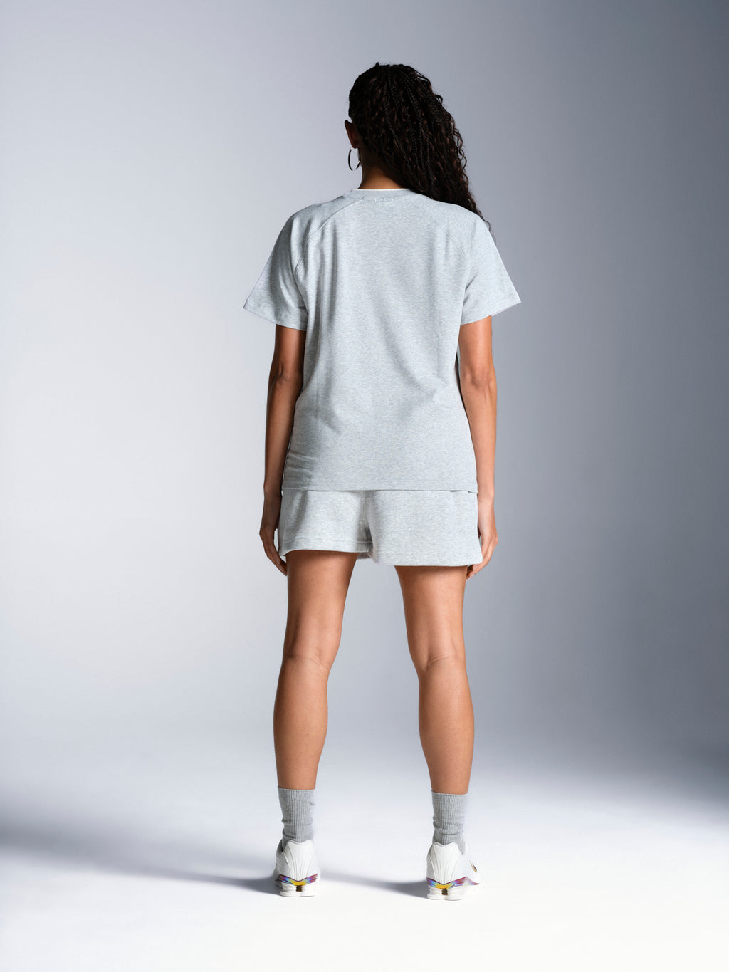 Arbitro T-Shirt - Light Grey Marl/Off White