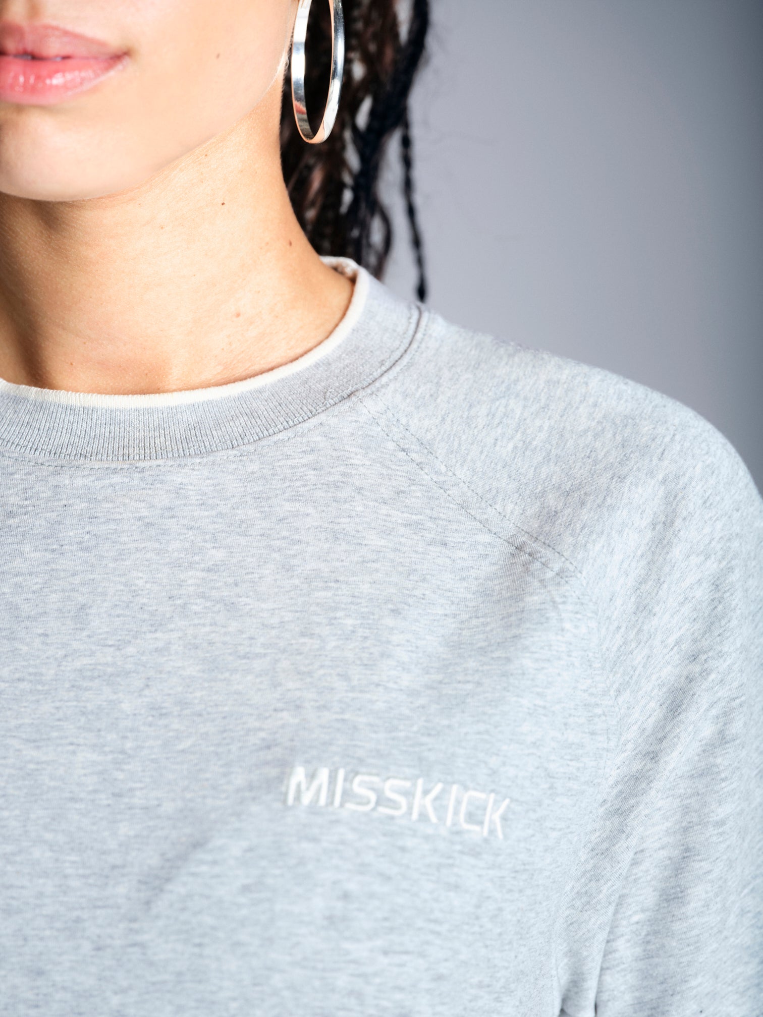 Arbitro T-Shirt - Light Grey Marl/Off White