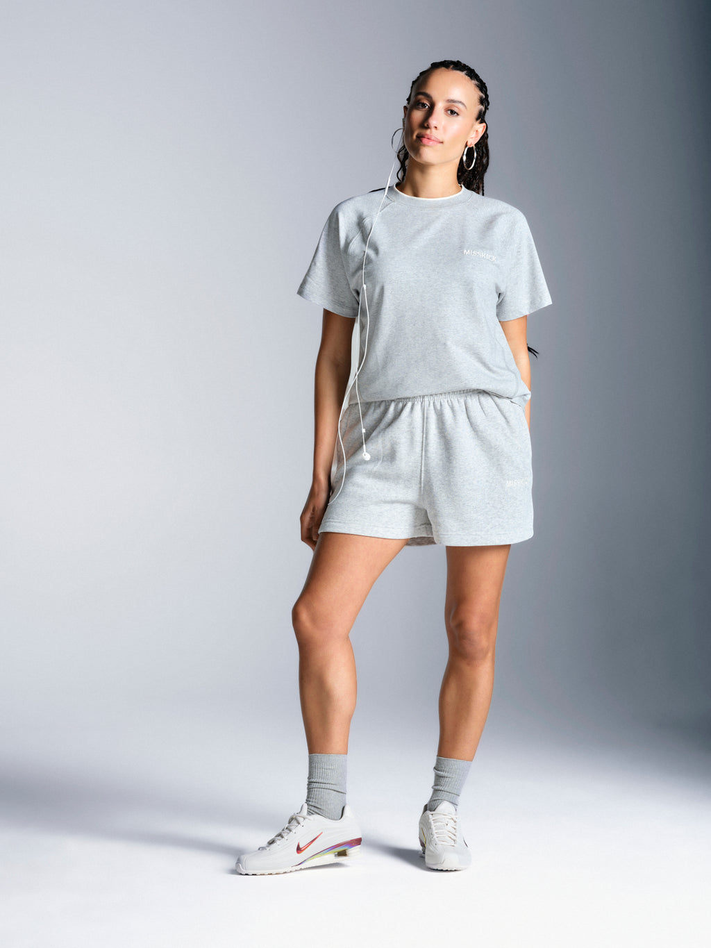 Campo Short - Light Grey Marl