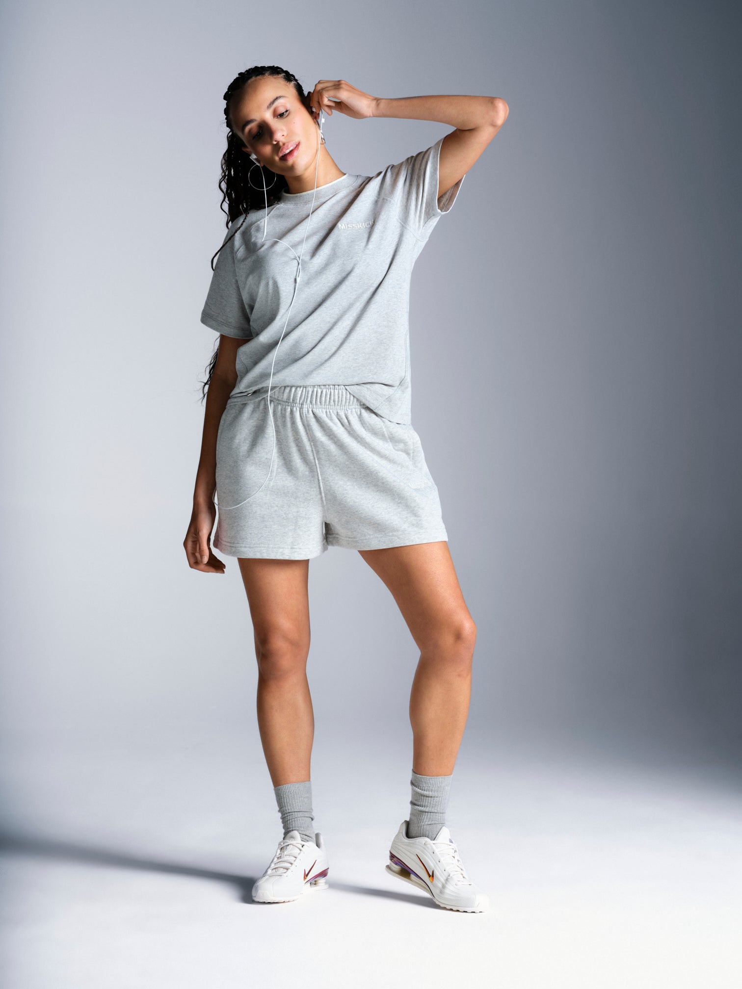 Campo Short - Light Grey Marl