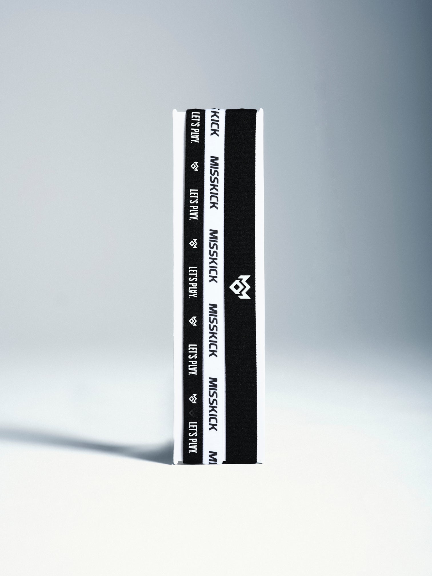 Defensa Headbands 3 Pack - Black/White