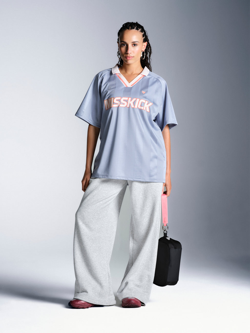Kayla Football Jersey - Dusky Blue