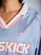 Kayla Football Jersey - Dusky Blue