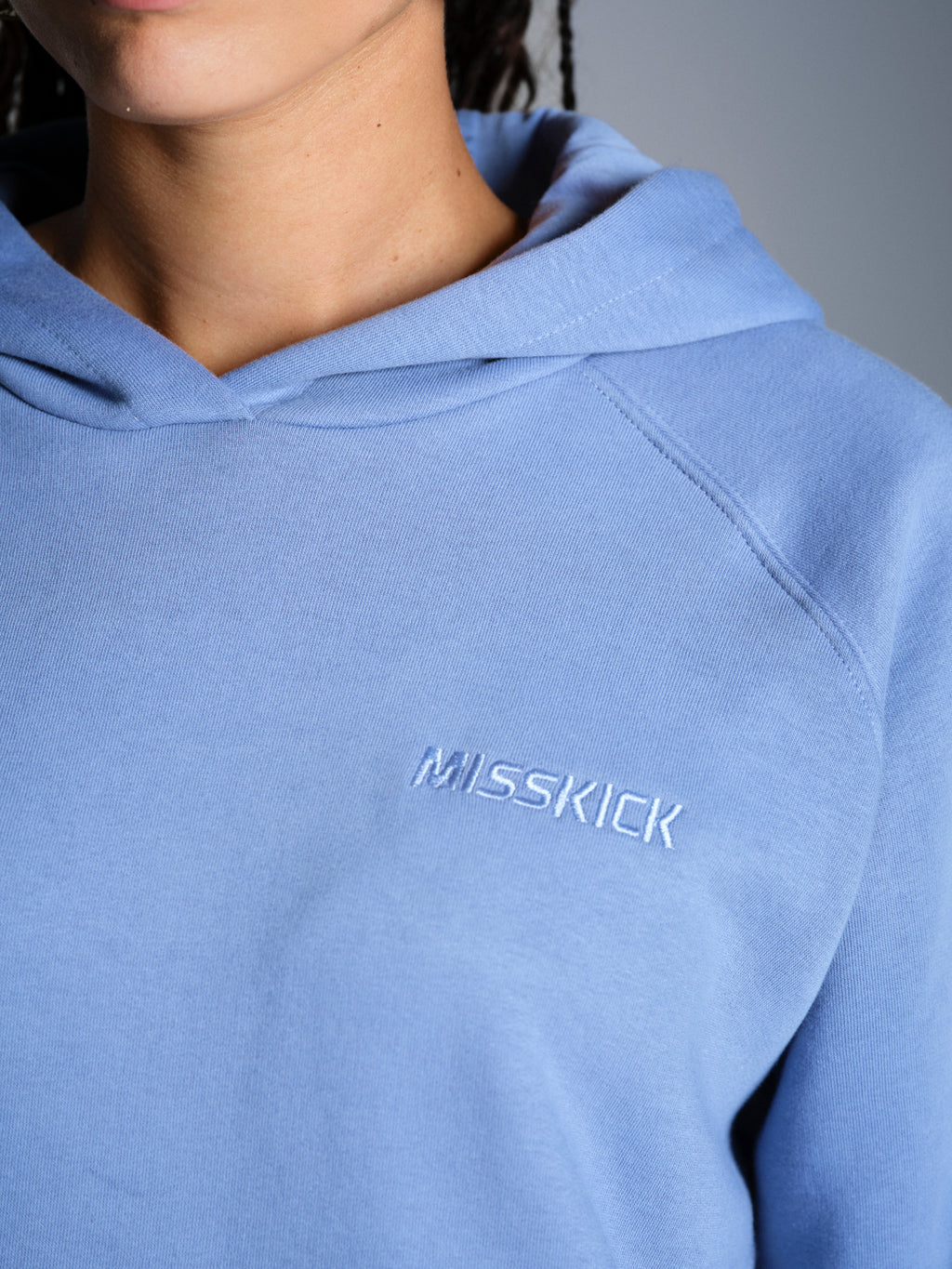 Misskick medias hoodie logo detail 