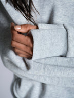 Misskick grey hoodie details