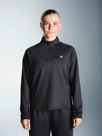 Calcia 1/4 Zip Top - Black