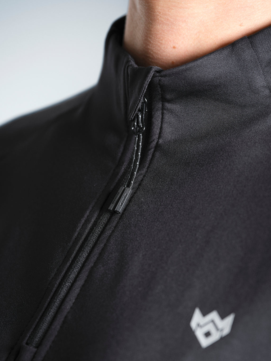 Calcia 1/4 Zip Top - Black