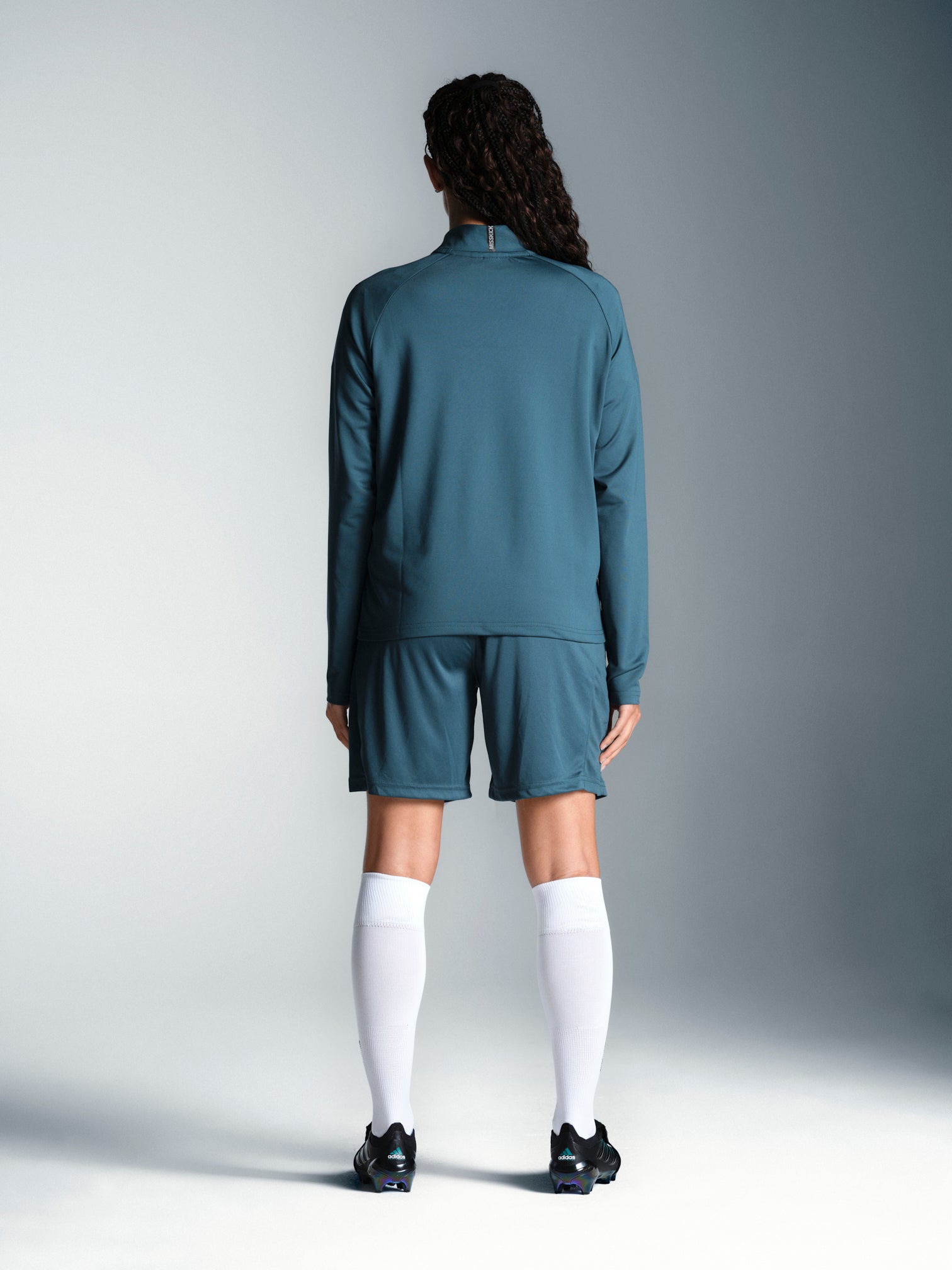Calcia 1/4 Zip Top - Teal