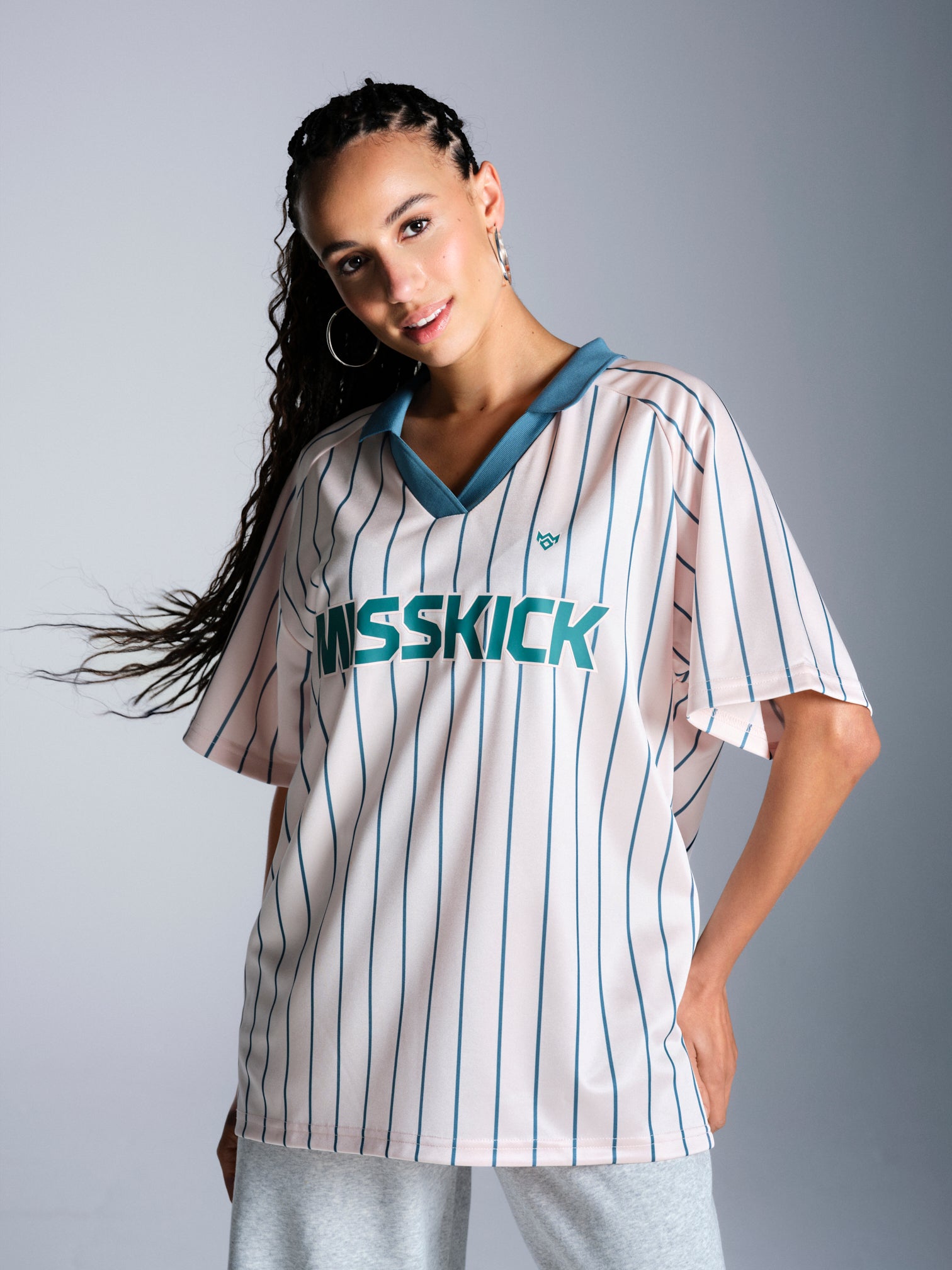 Chandi Football Jersey - Light Pink