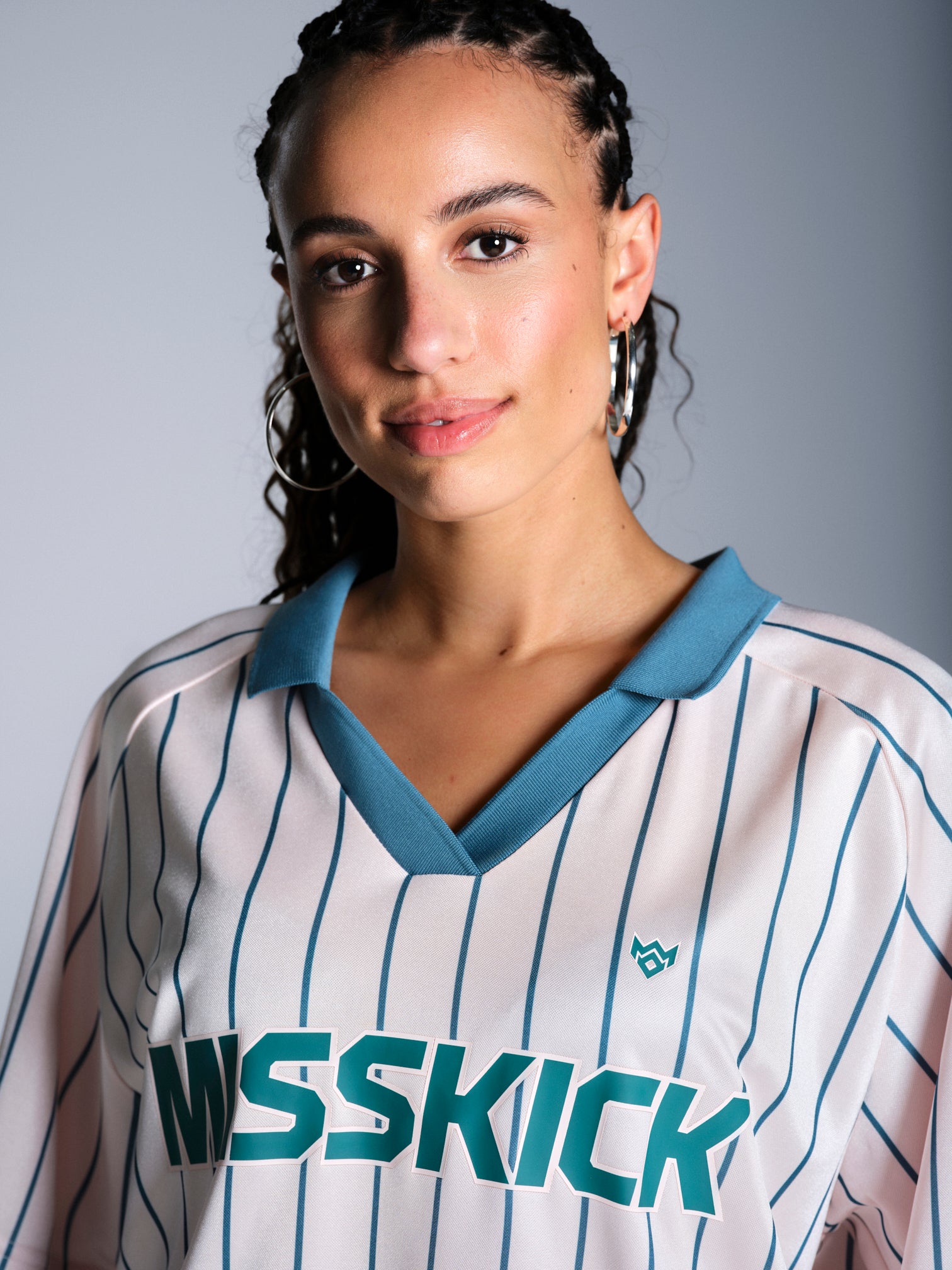 Chandi Football Jersey - Light Pink