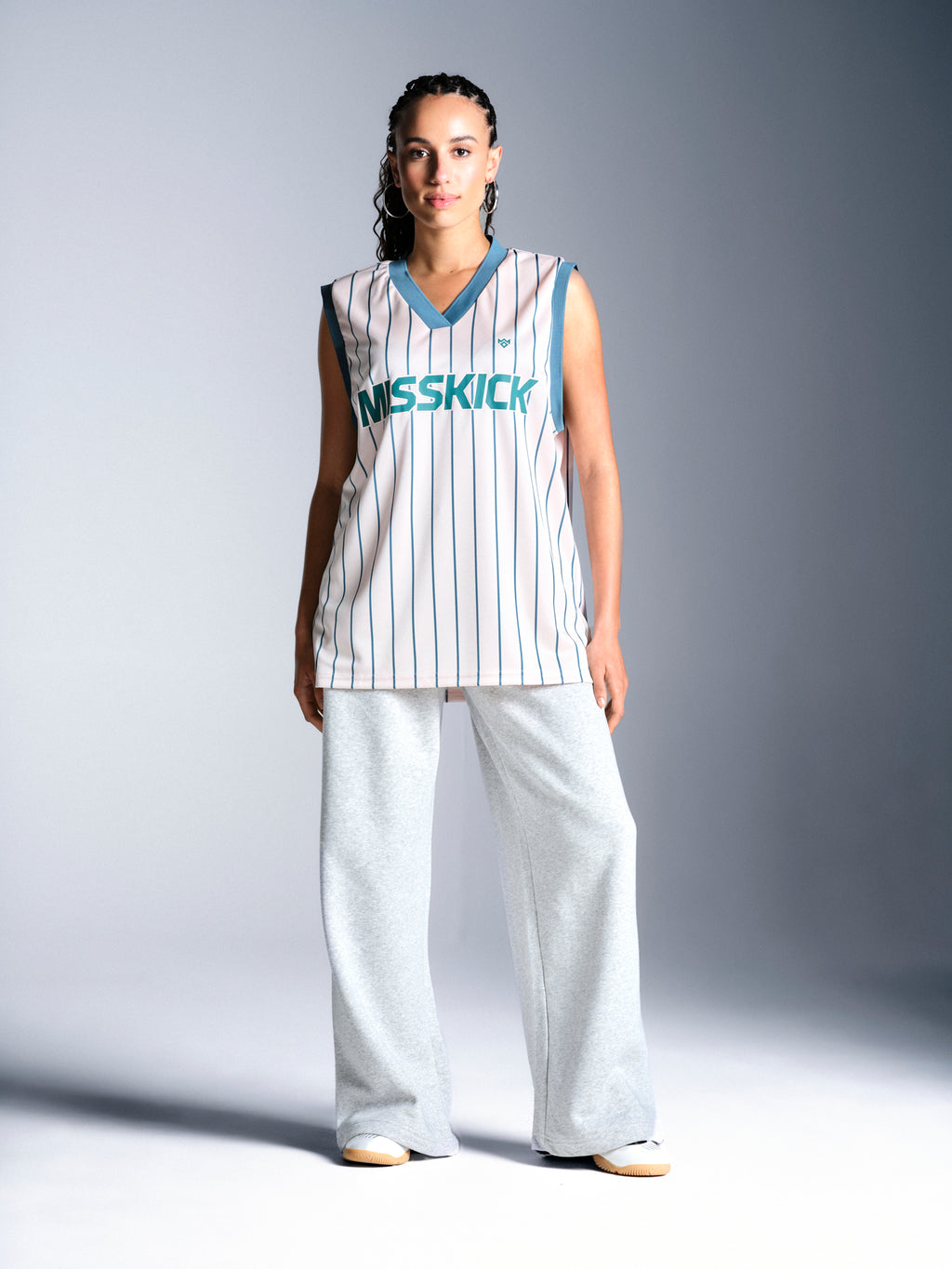 Jada Football Vest - Light Pink