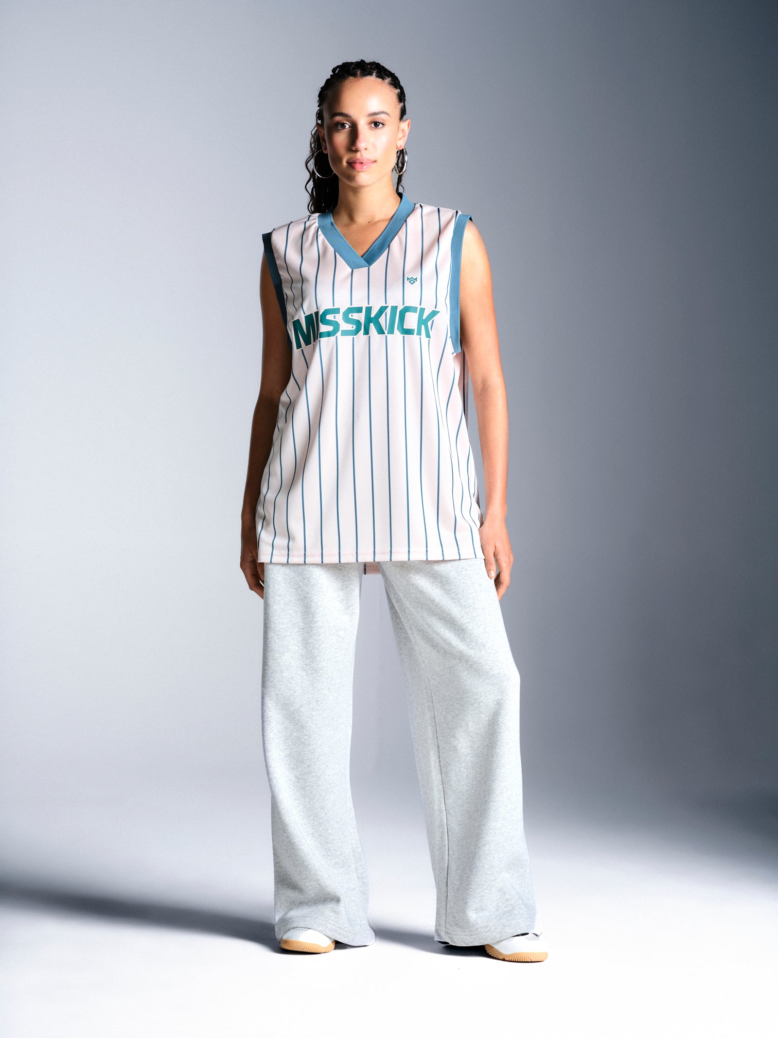 Jada Football Vest - Light Pink