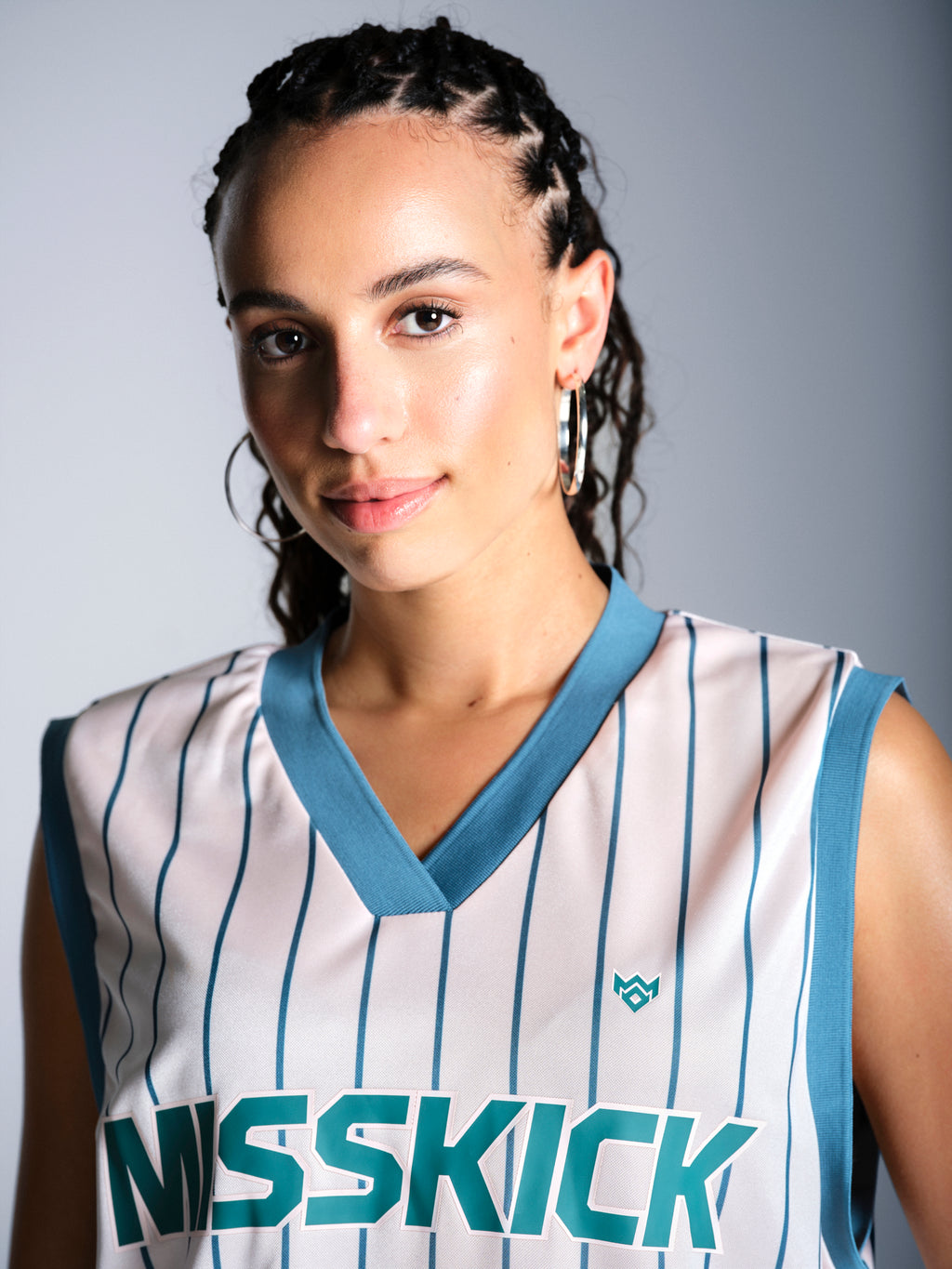 Jada Football Vest - Light Pink