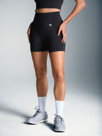 Rete Seamless Booty Short - Black