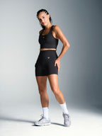 Rete Seamless Booty Short - Black