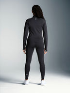 Misskick vittoria seamless full zip jacket black full body back