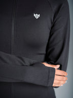 Misskick vittoria seamless full zip jacket thumb hole detail