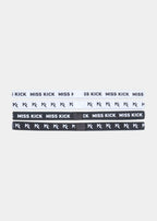 Jayne 4 pack Headbands Black/White