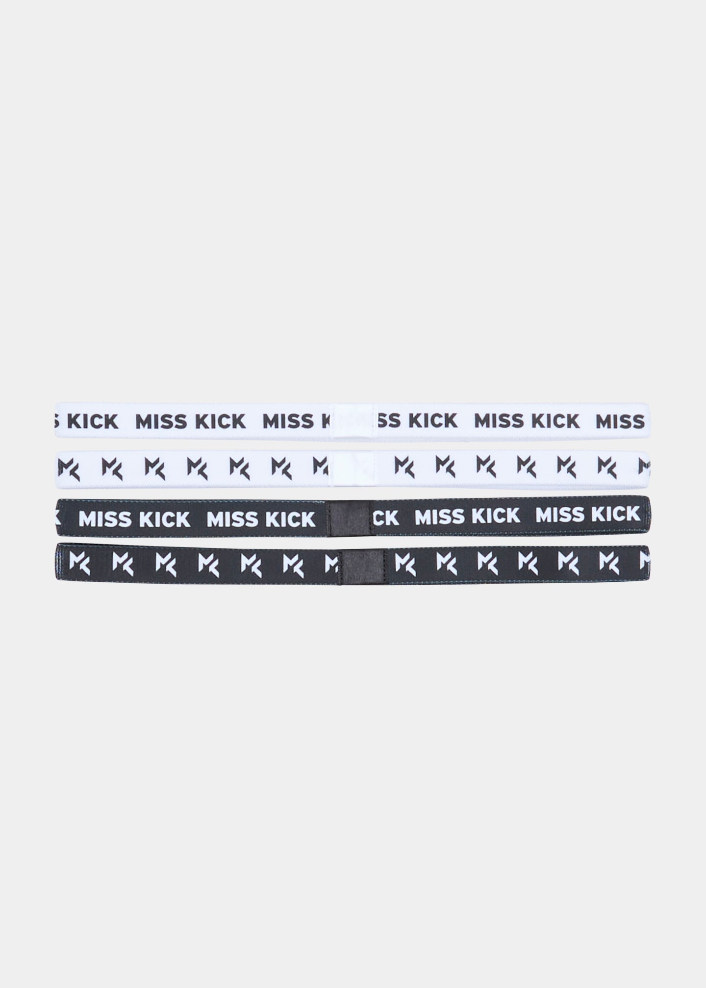 Jayne 4 pack Headbands Black/White