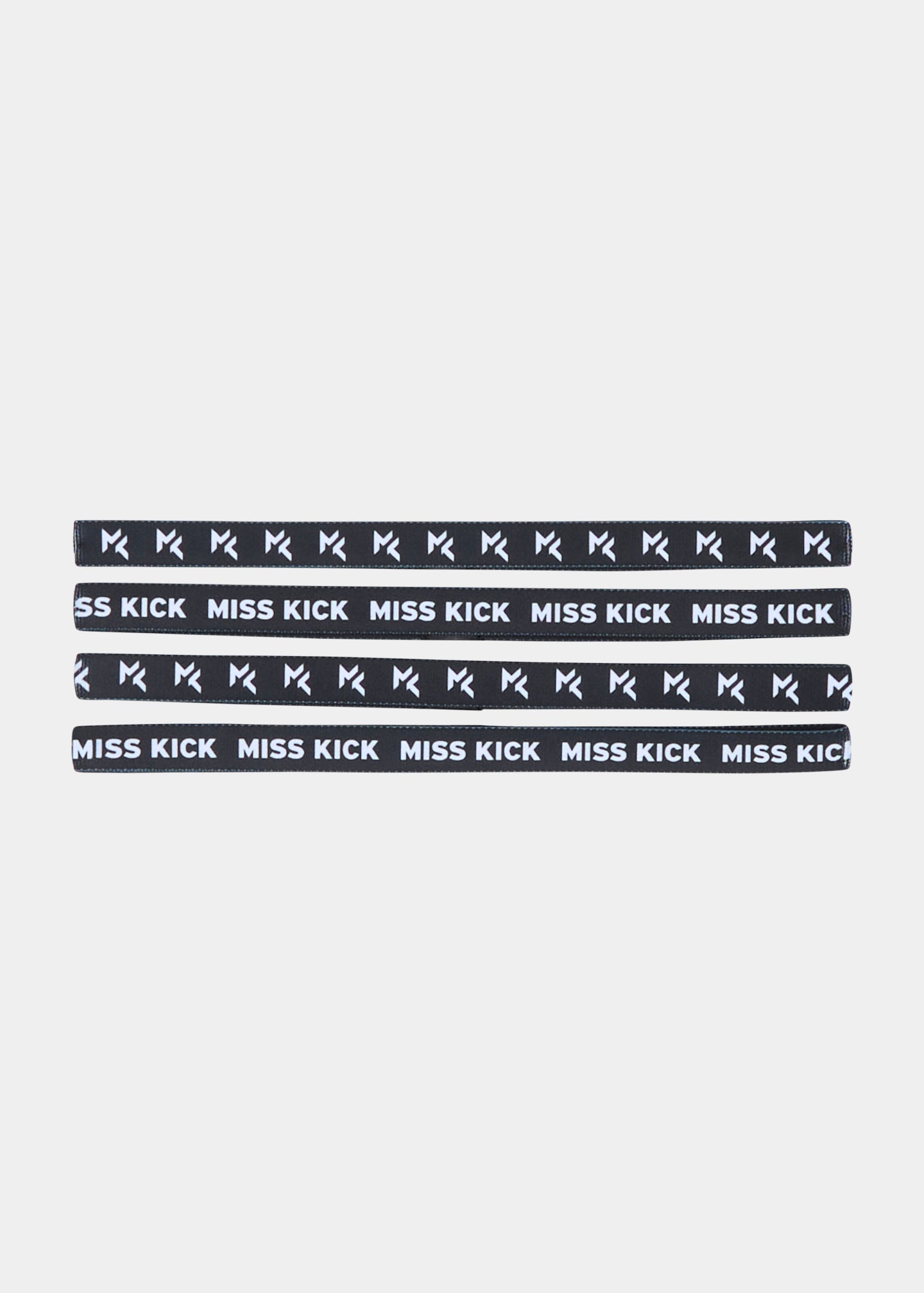 Jayne 4 pack Headbands Black