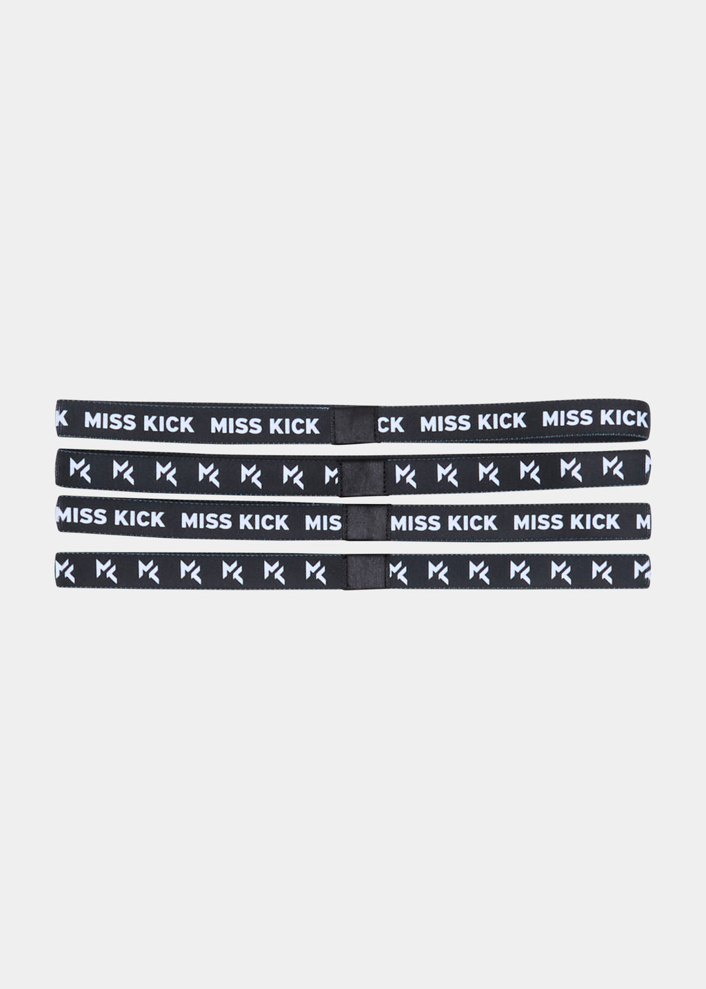 Jayne 4 pack Headbands Black